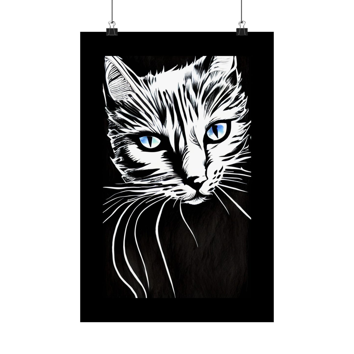 Cat, Matte Vertical Posters