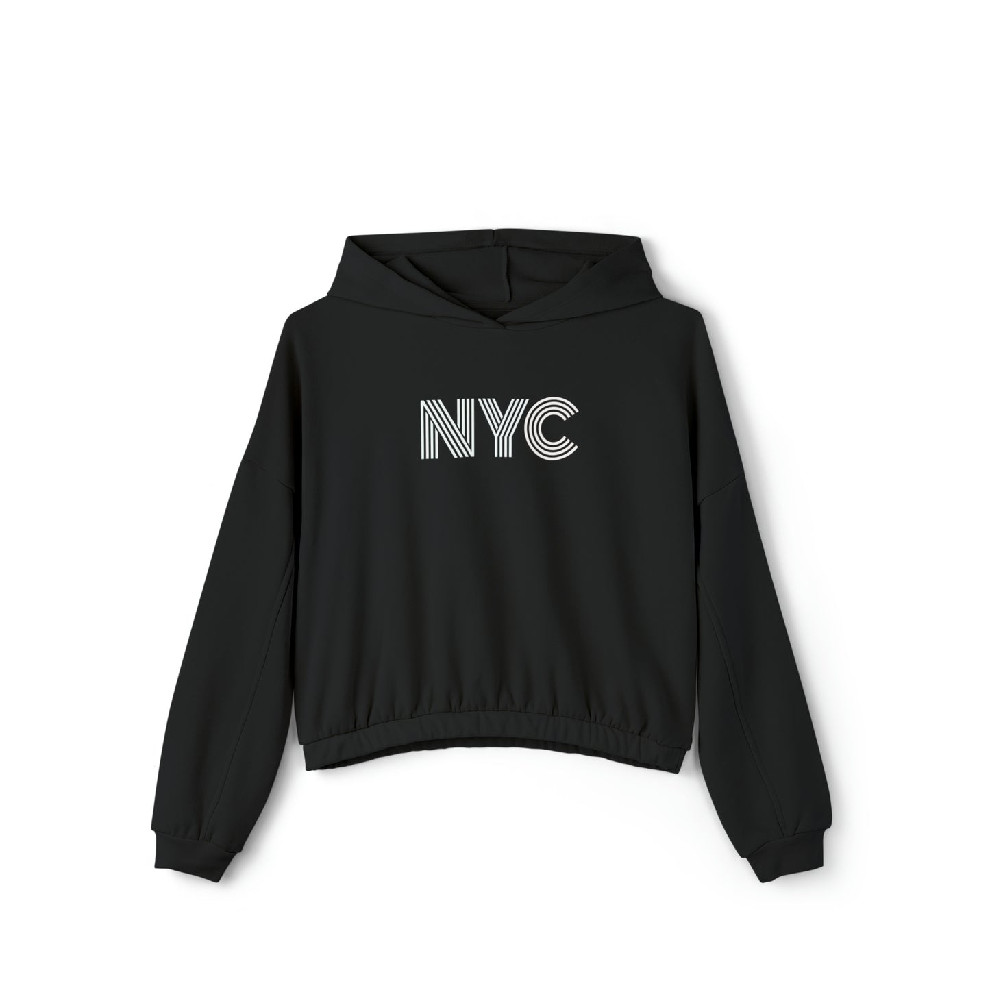 NYC, Women's Cinched Bottom Hoodie