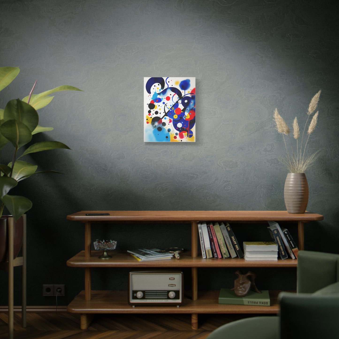 Miro-inspired Matte Canvas, Stretched, 1.25"