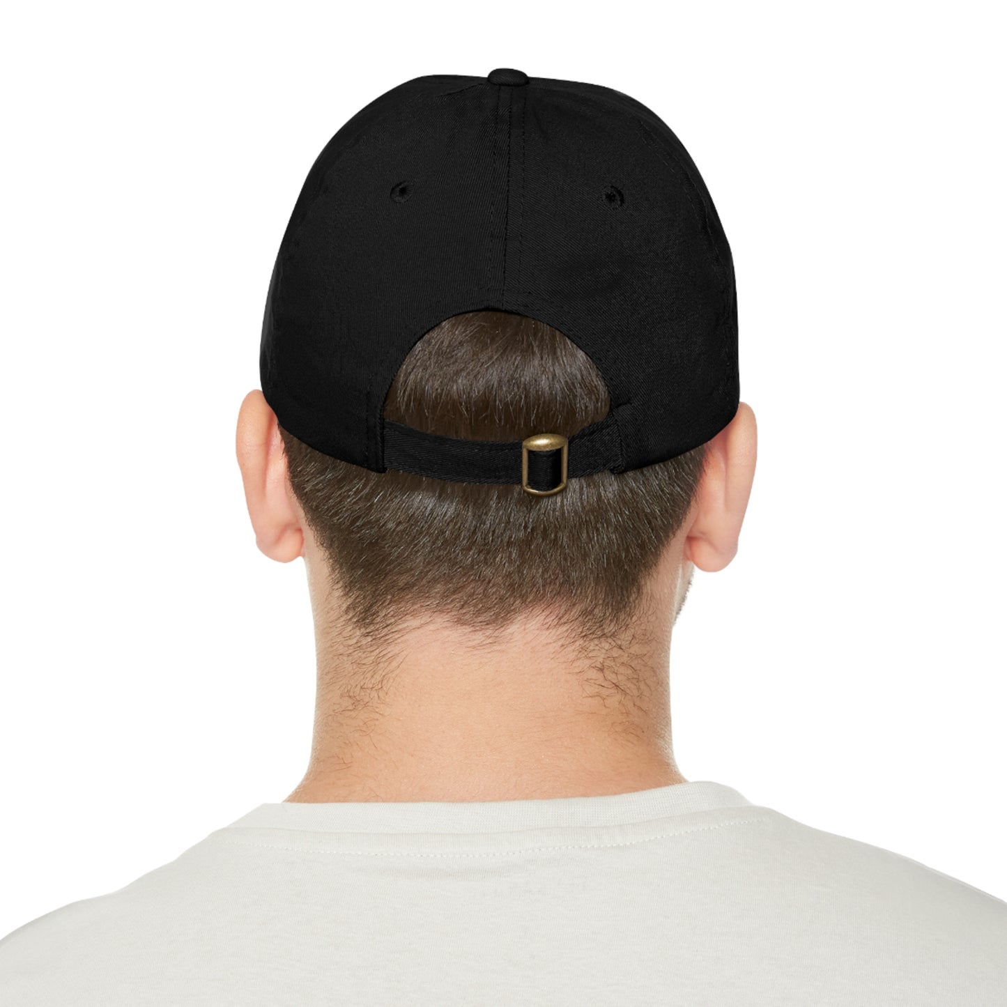 BIKE, Dad Hat with Leather Patch (Rectangle)