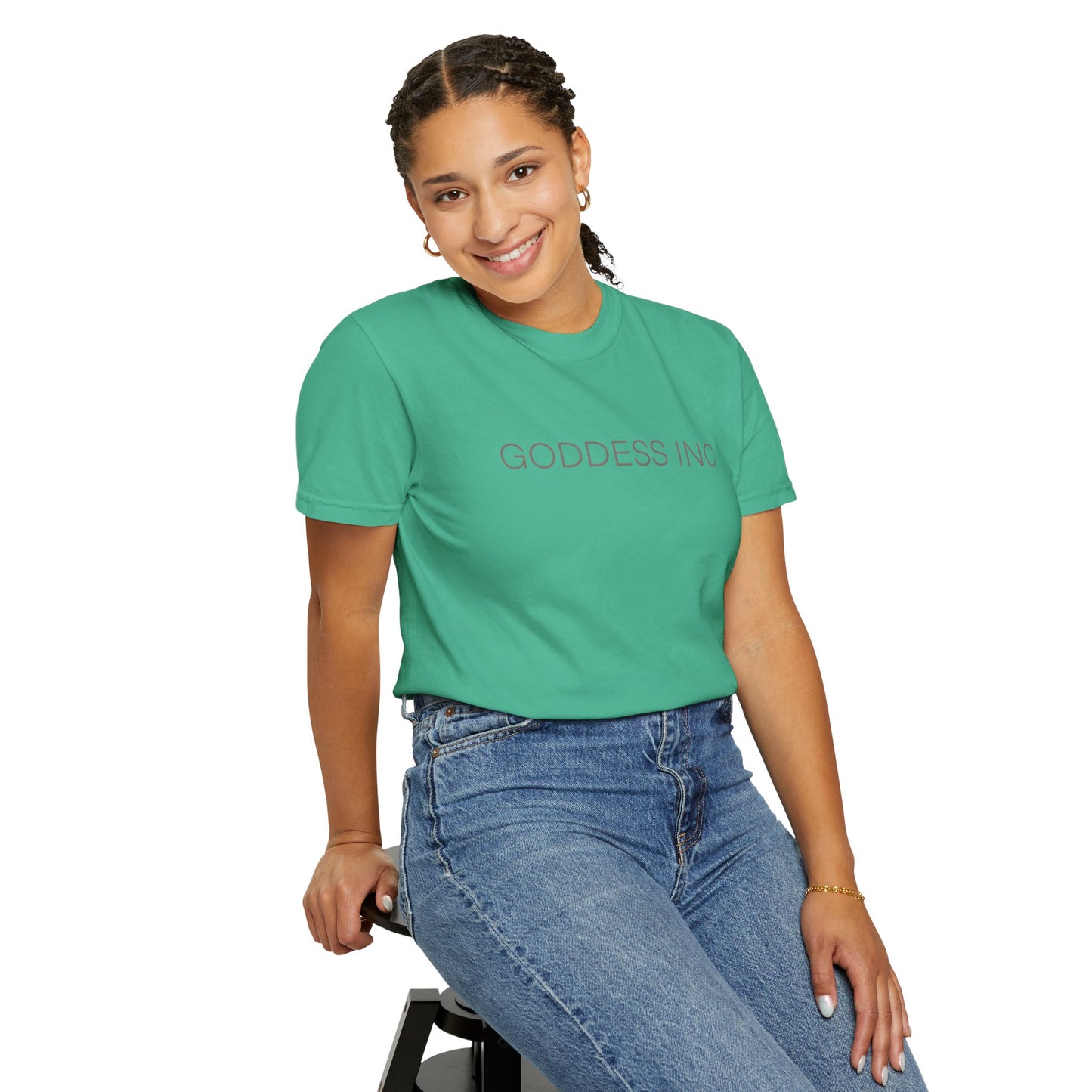 GODDESS INC Garment-Dyed T-shirt