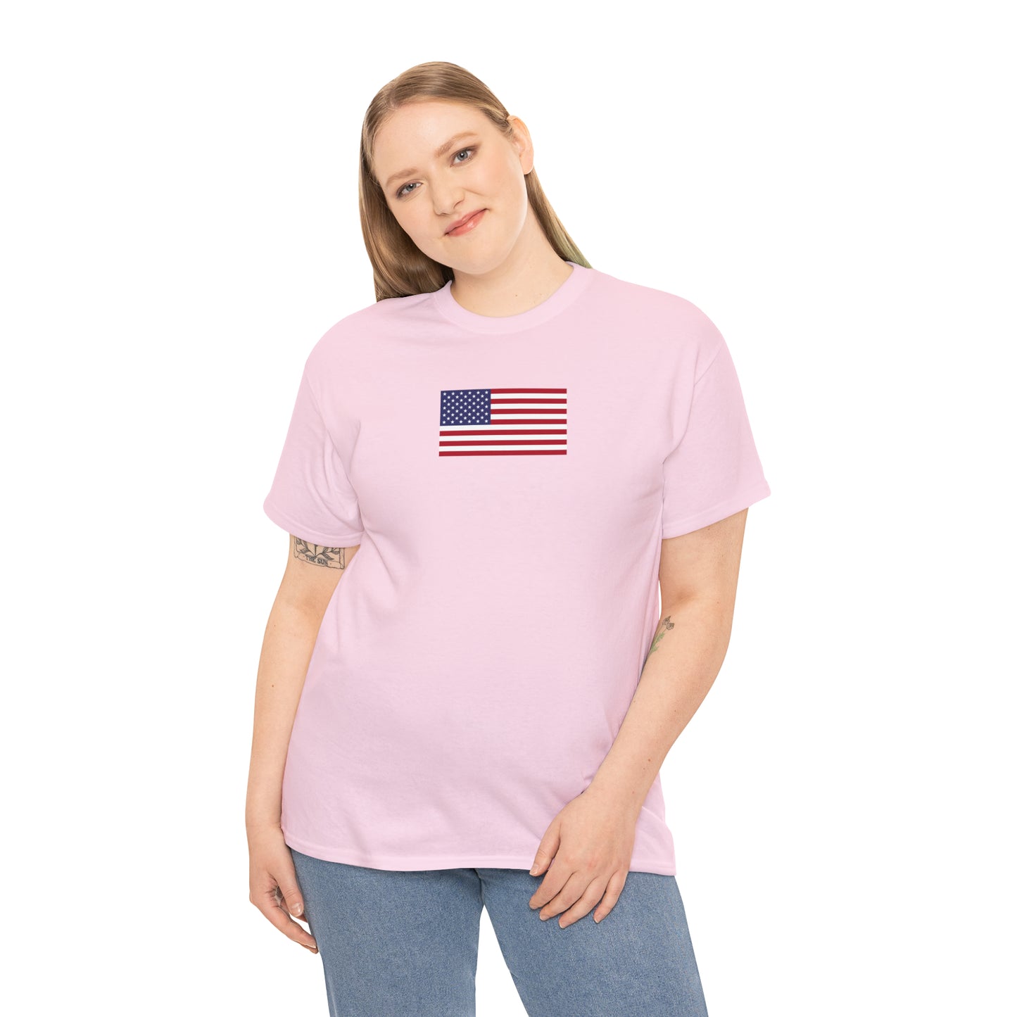 American Flag Unisex Heavy Cotton Tee