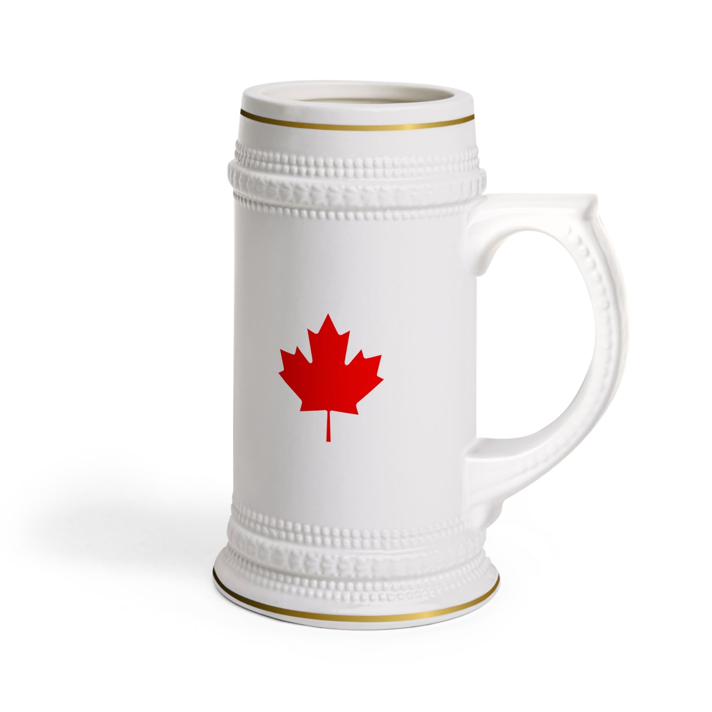 Beer Stein Mug, Canadian Maple Leaf