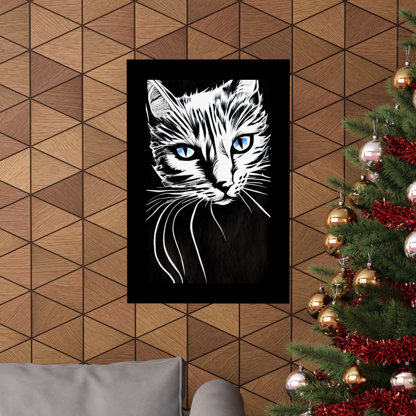 Cat, Matte Vertical Posters