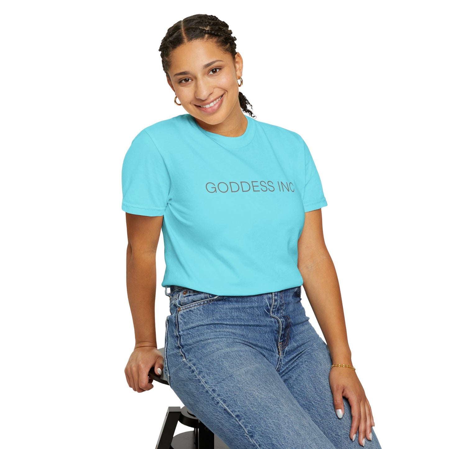 GODDESS INC Garment-Dyed T-shirt