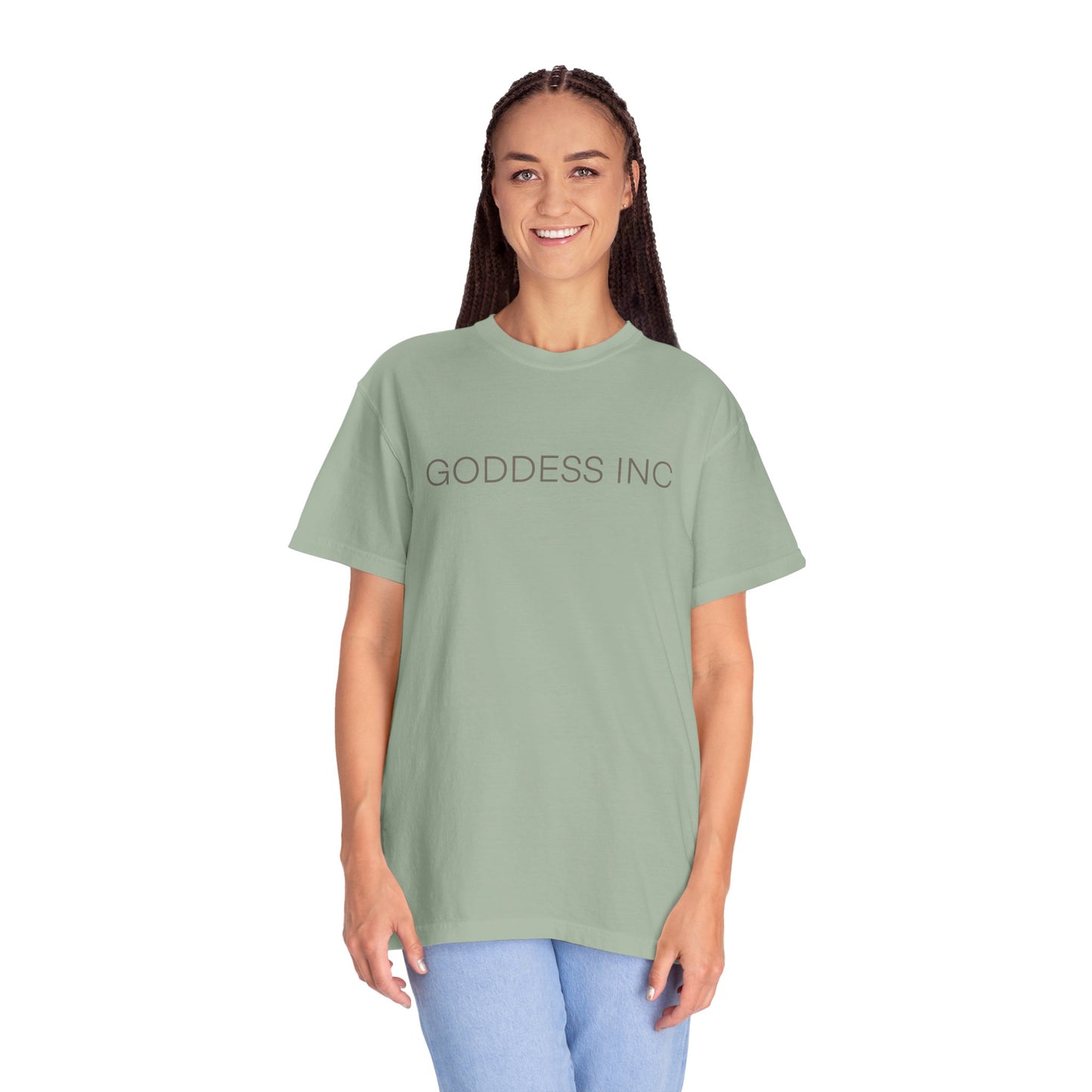 GODDESS INC Garment-Dyed T-shirt