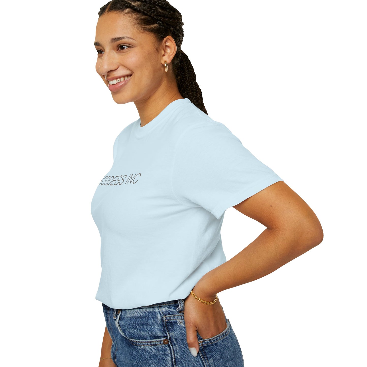 GODDESS INC Garment-Dyed T-shirt