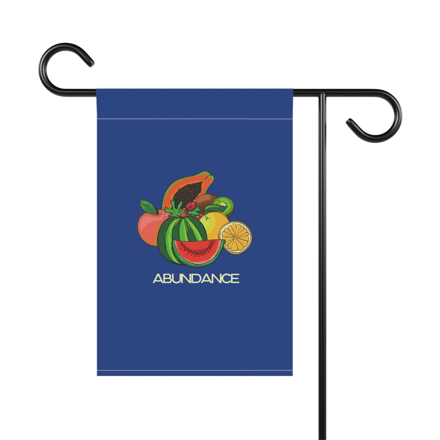 ABUNDANCE Garden & House Banner - Blue