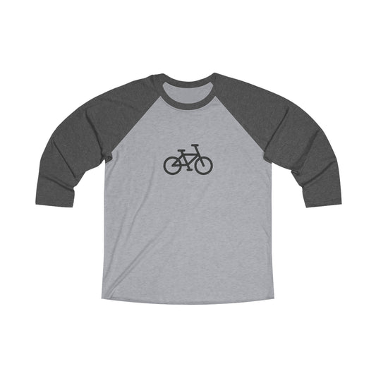 BIKE, Unisex Tri-Blend 3\4 Raglan Tee