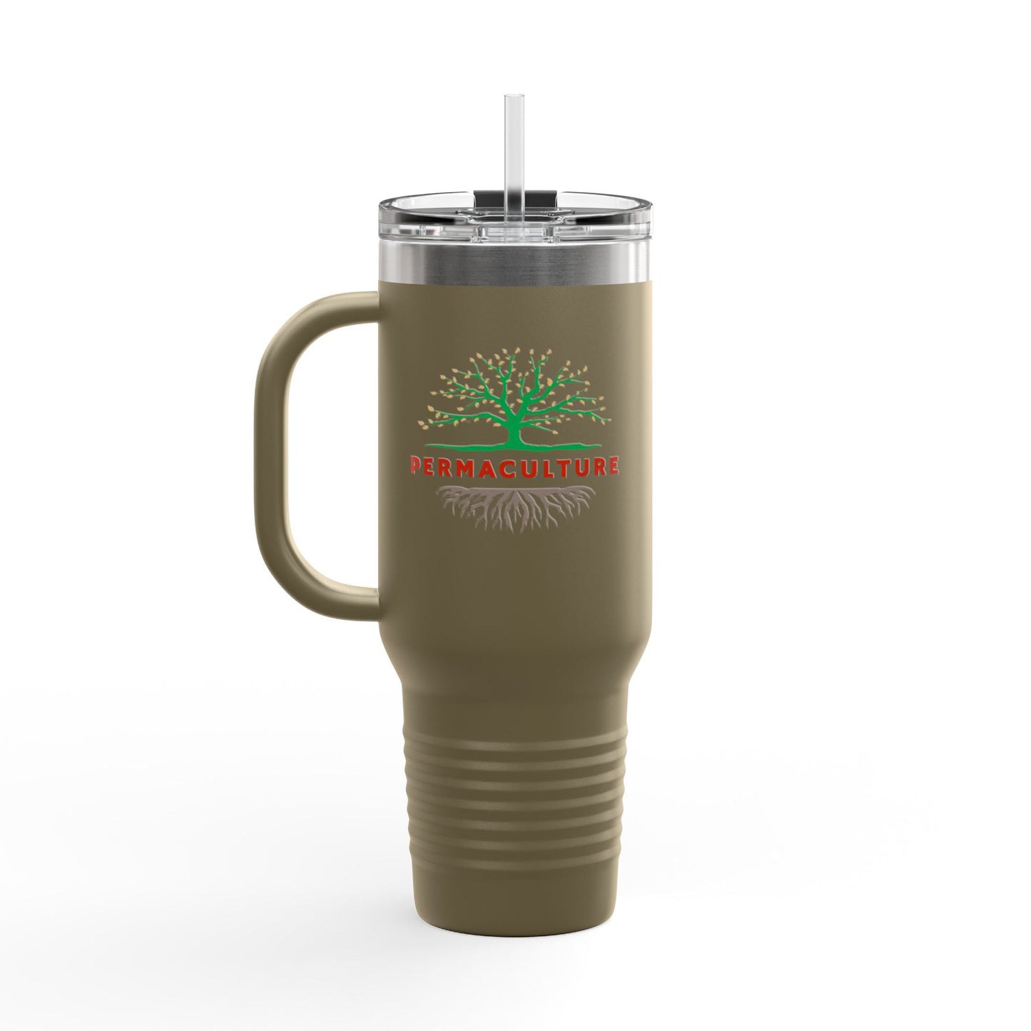 PERMACULTURE Insulated Travel Mug, 40oz