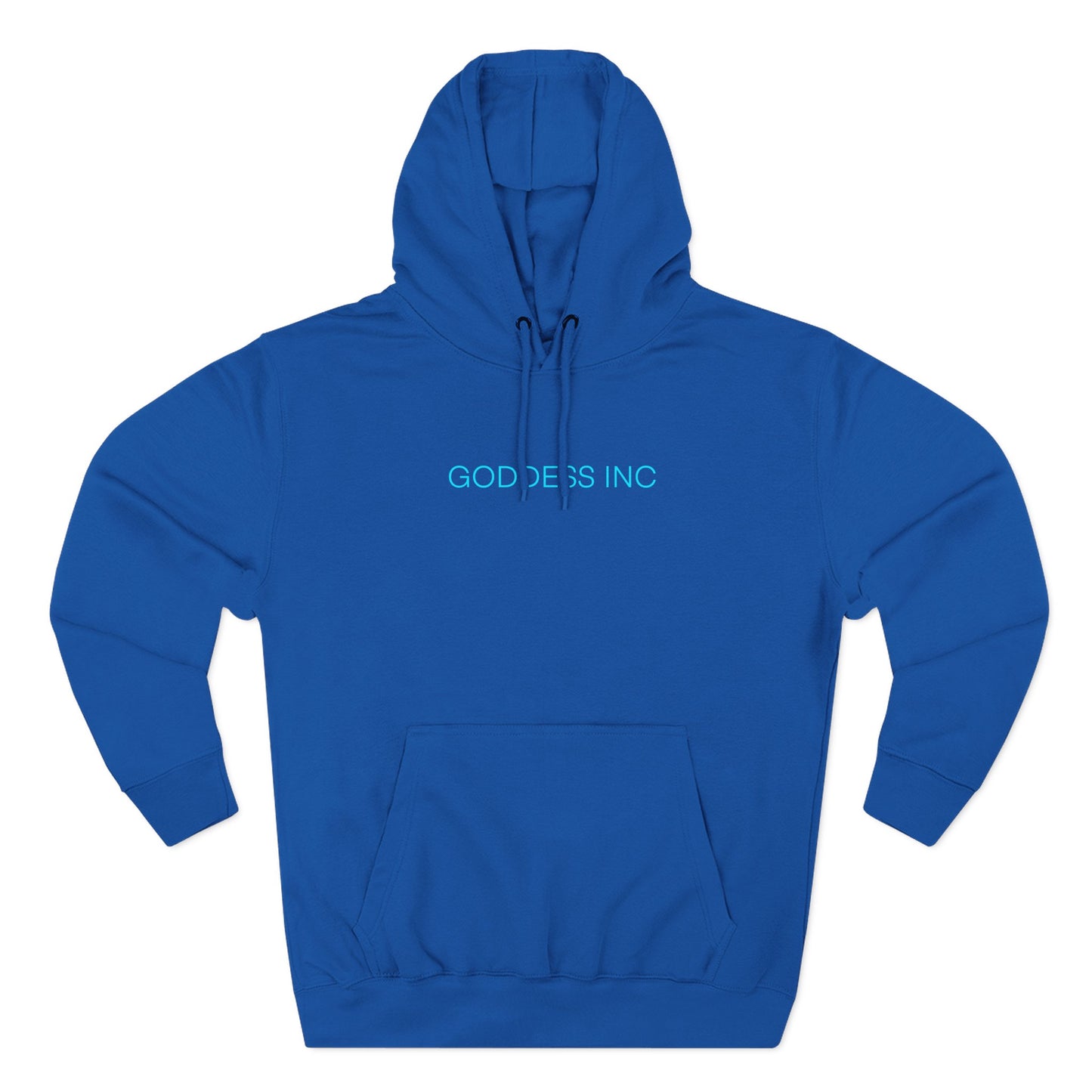 GODDESS INC Three-Panel Fleece Hoodie