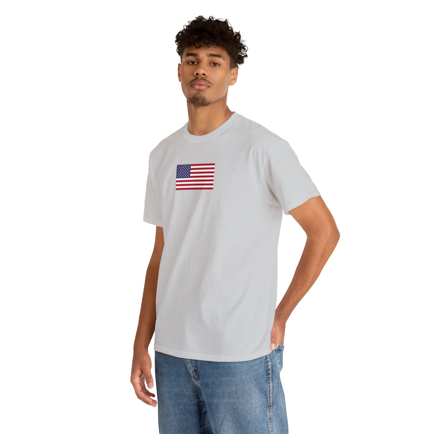 American Flag Unisex Heavy Cotton Tee