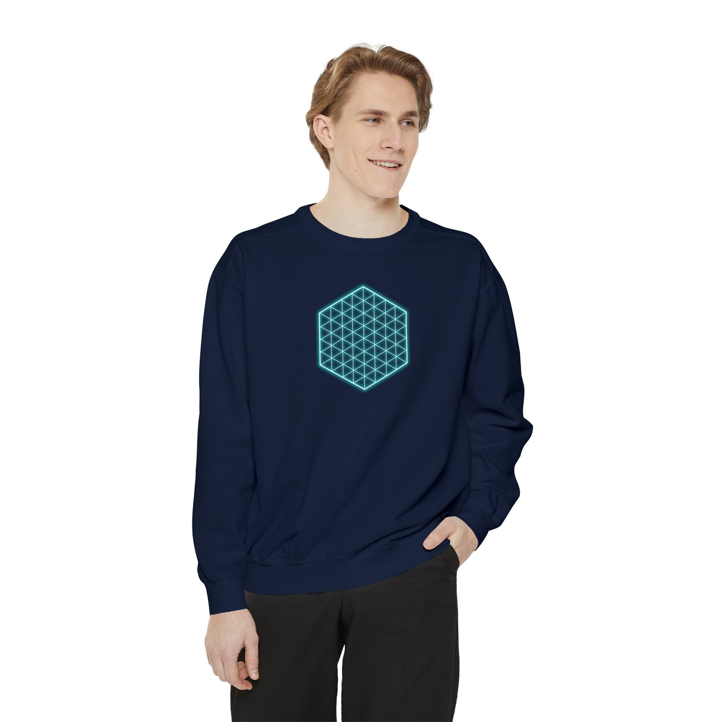 SACRED GEOMETRY Unisex Garment-Dyed Sweatshirt