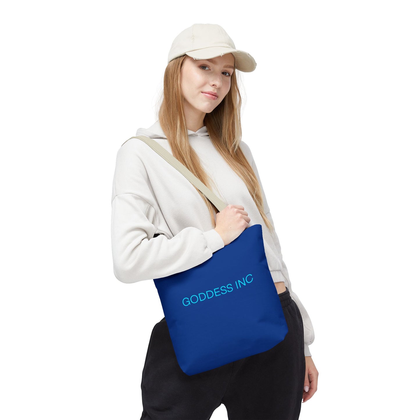 Goddess Inc Tote Bag, Blue