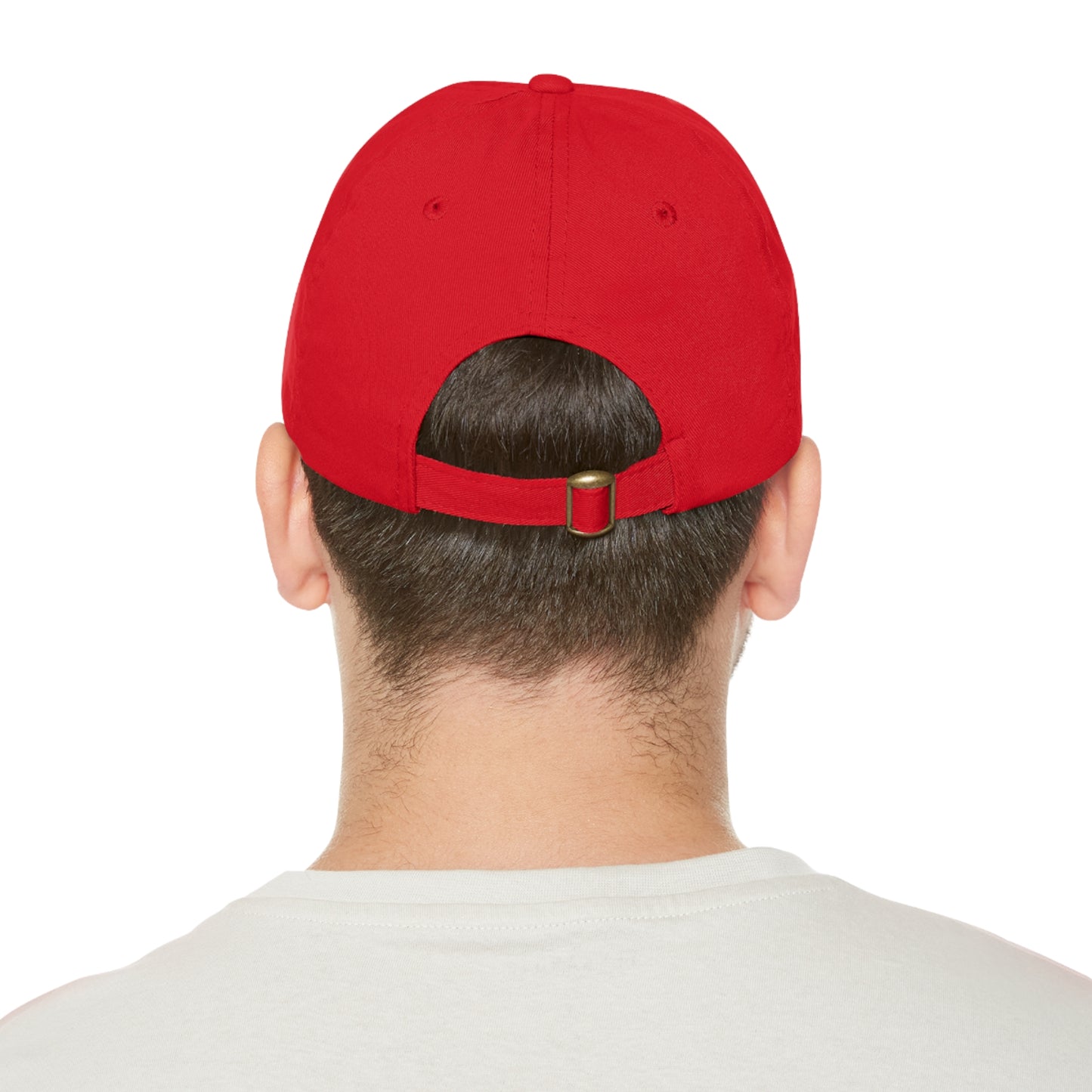 BIKE, Dad Hat with Leather Patch (Rectangle)