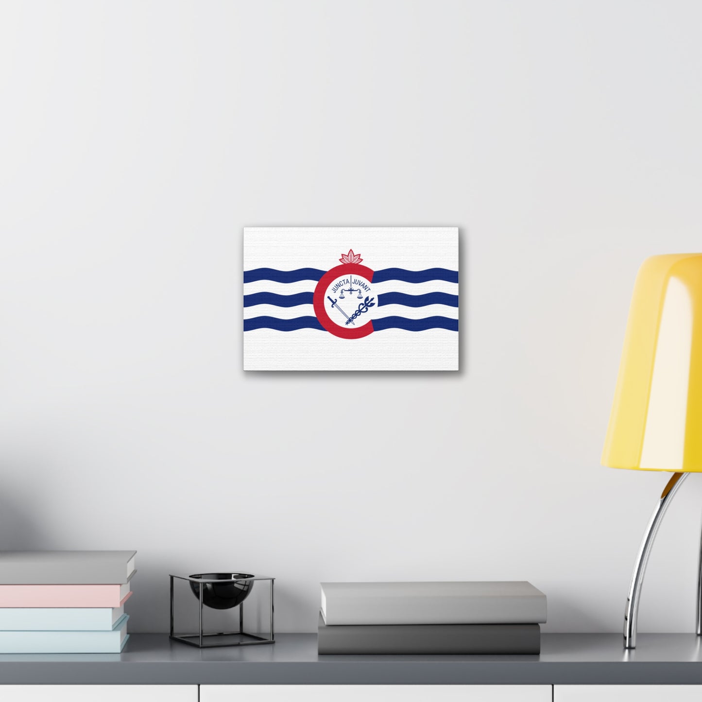 Cincinnati Flag, Canvas Stretched, 0.75"