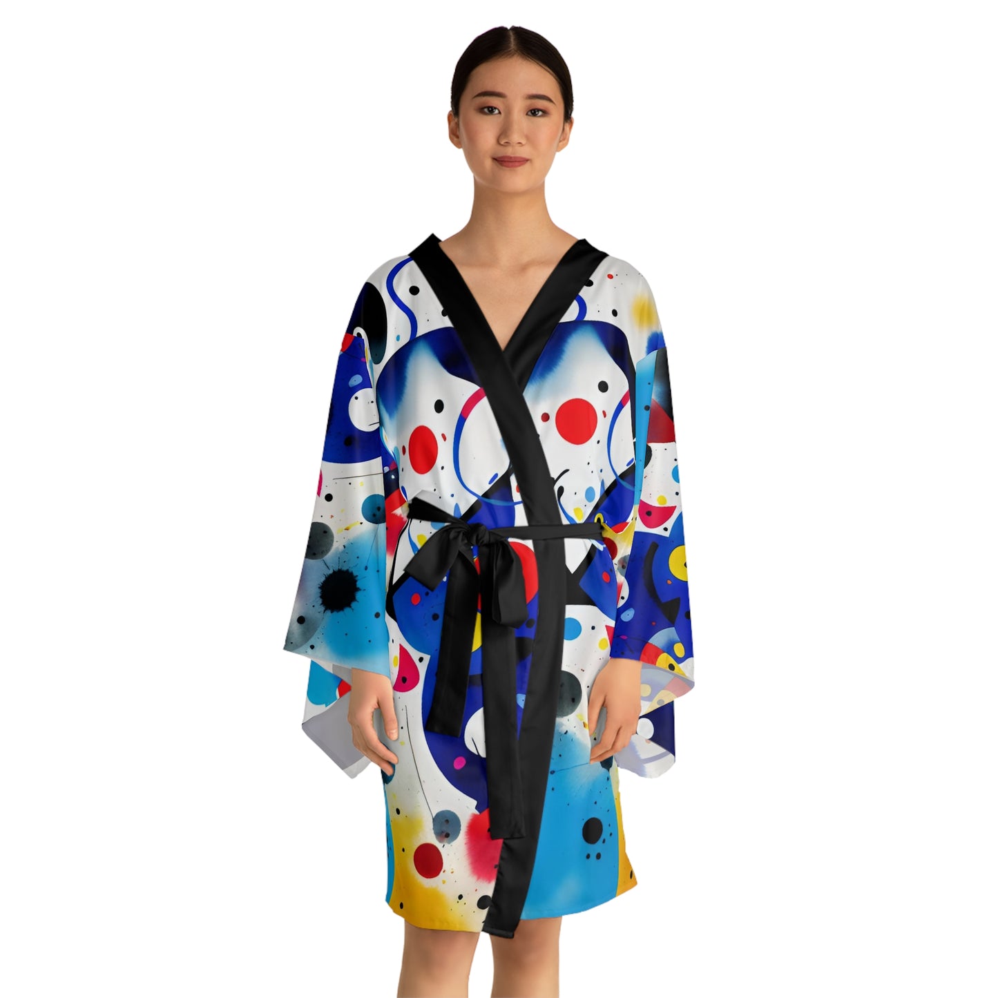 Long Sleeve Kimono Robe, Inspired by Miro