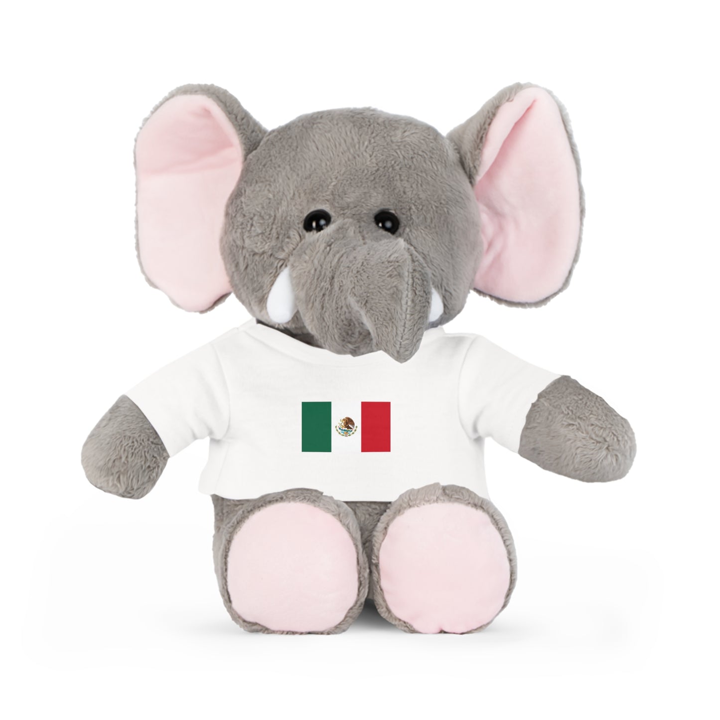 Plush Toy with Mexican Flag Shirt