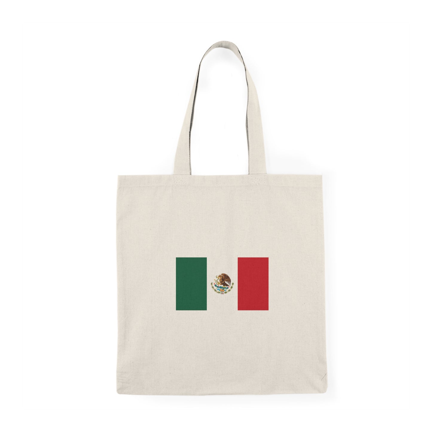 Mexican Flag, Natural Tote Bag