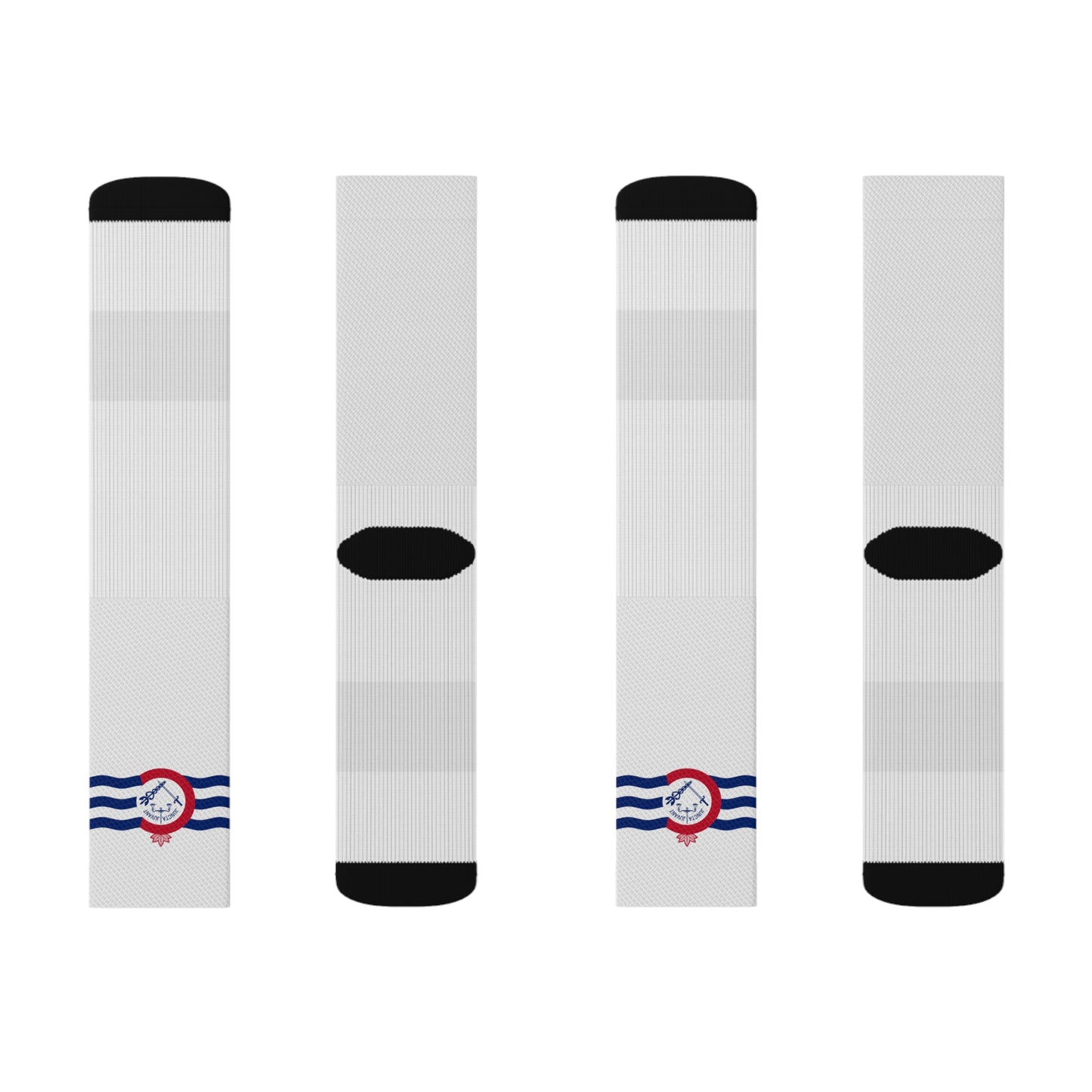 Cincinnati Flag, Sublimation Socks