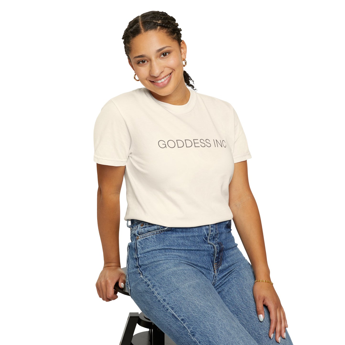 GODDESS INC Garment-Dyed T-shirt
