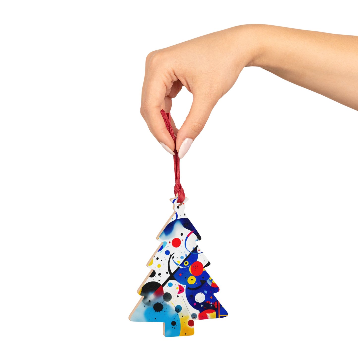 Wooden Ornaments, Inspired by Miro