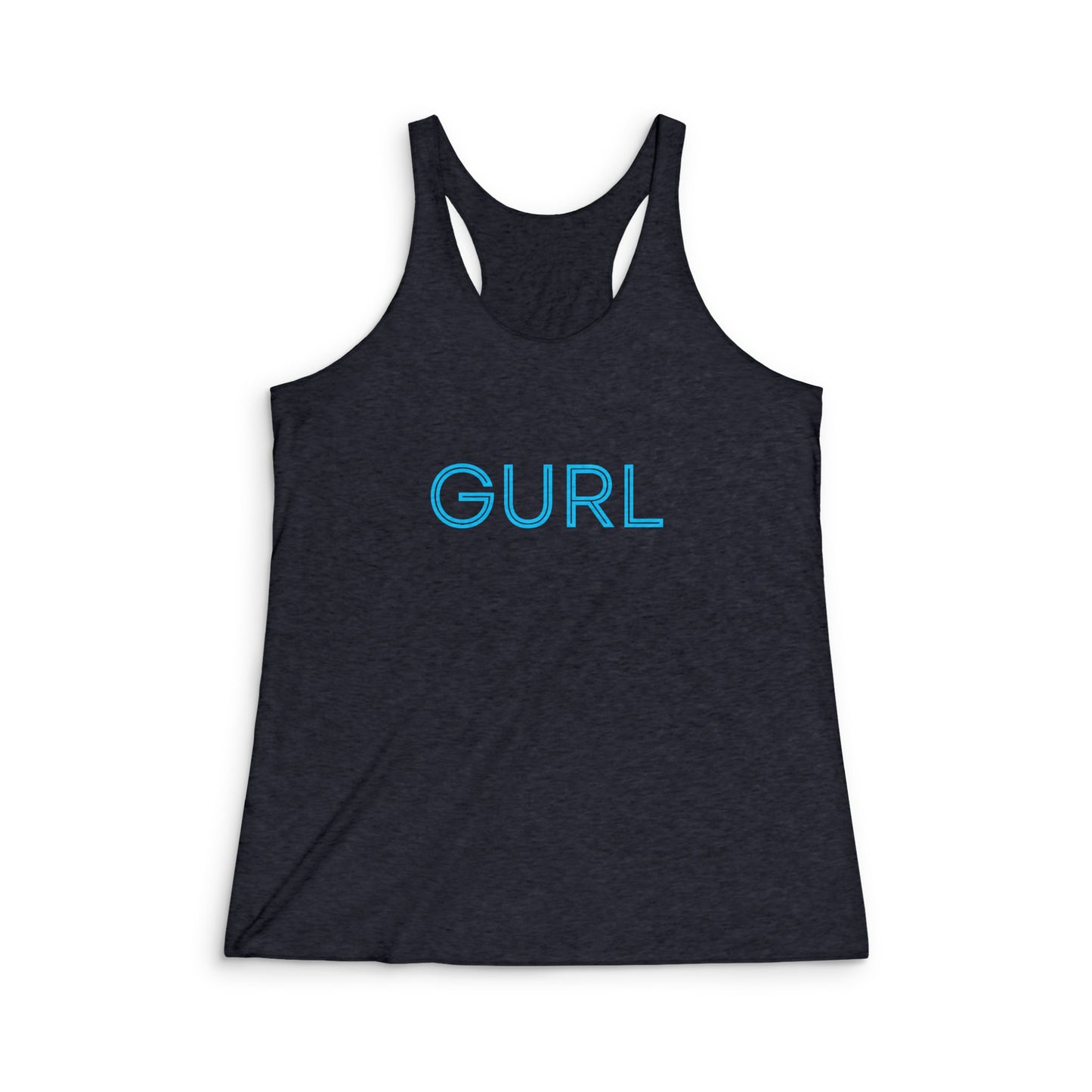 GURL, Women's Tri-Blend Racerback Tank