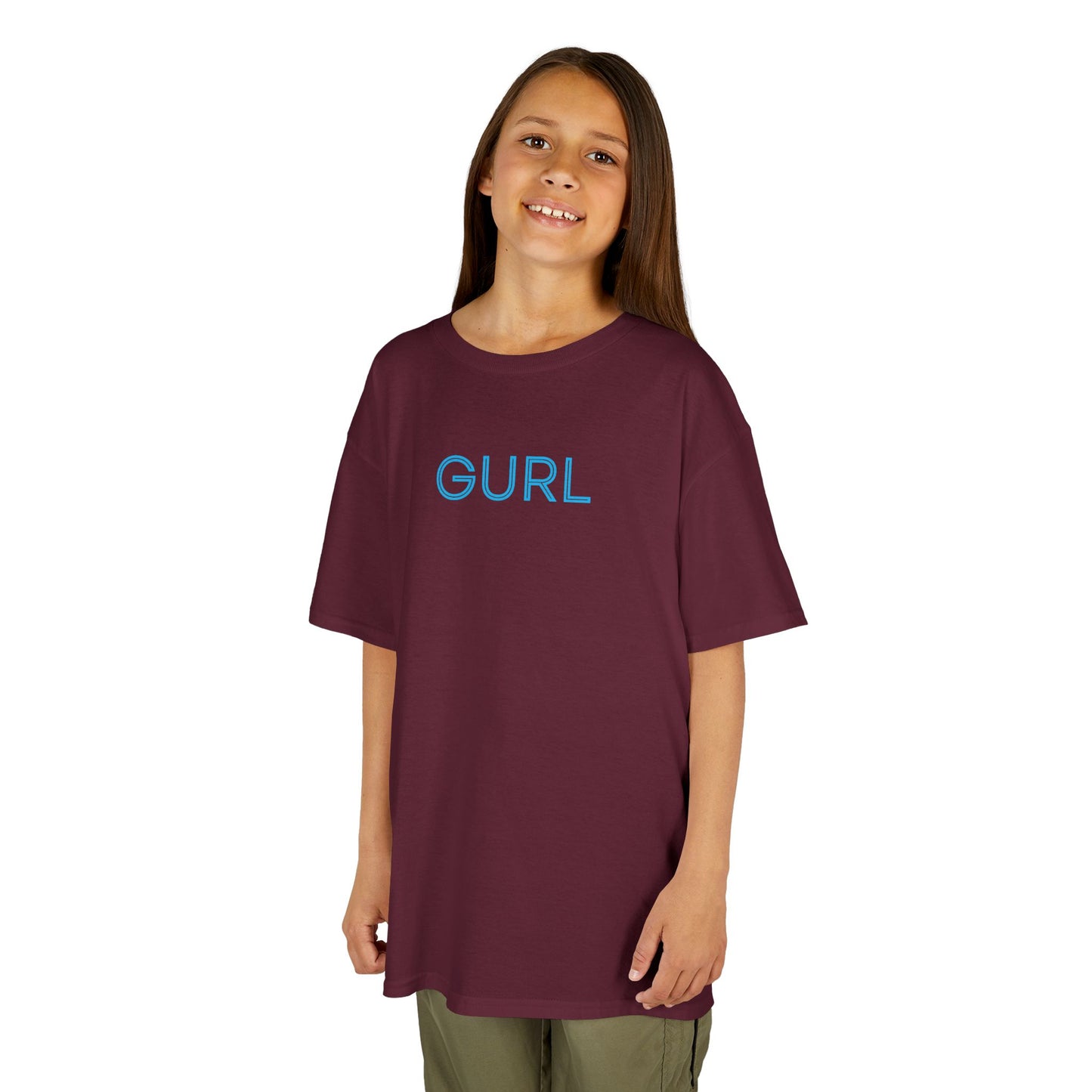 GURL Heavy Cotton™ Tee, Girls Sizes