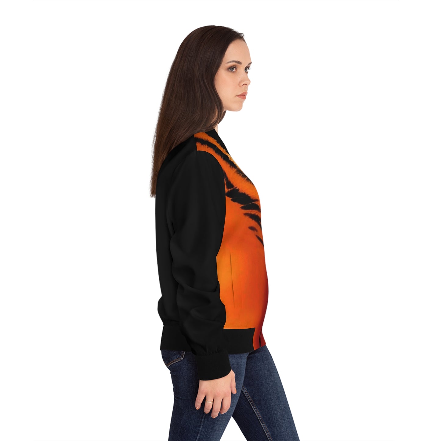 TIGER, Women's Bomber Jacket