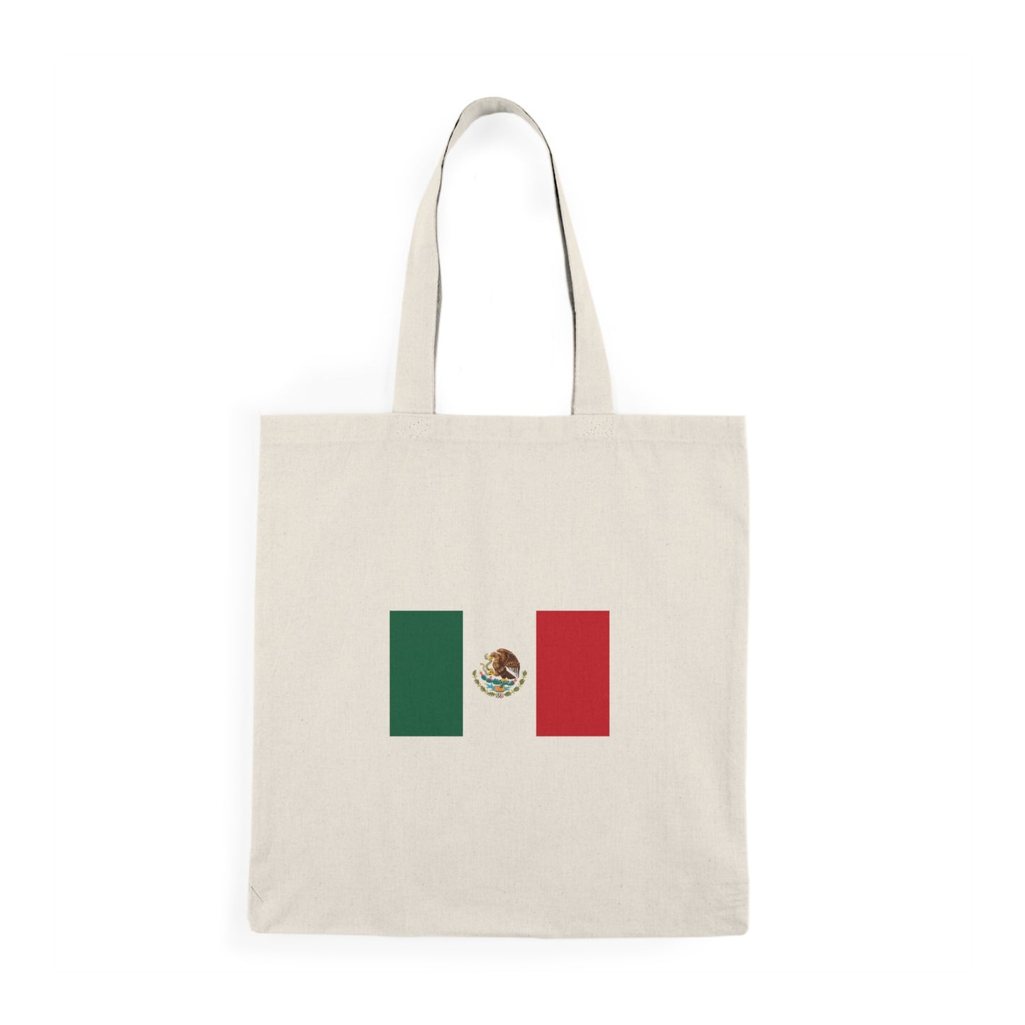 Mexican Flag, Natural Tote Bag