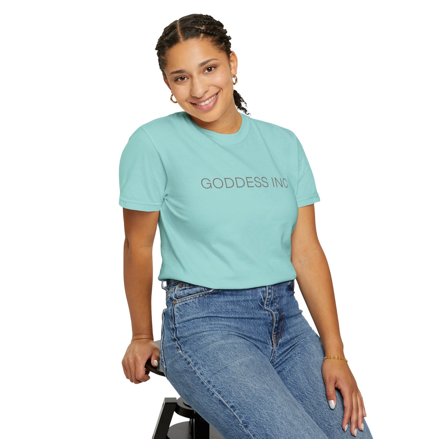 GODDESS INC Garment-Dyed T-shirt