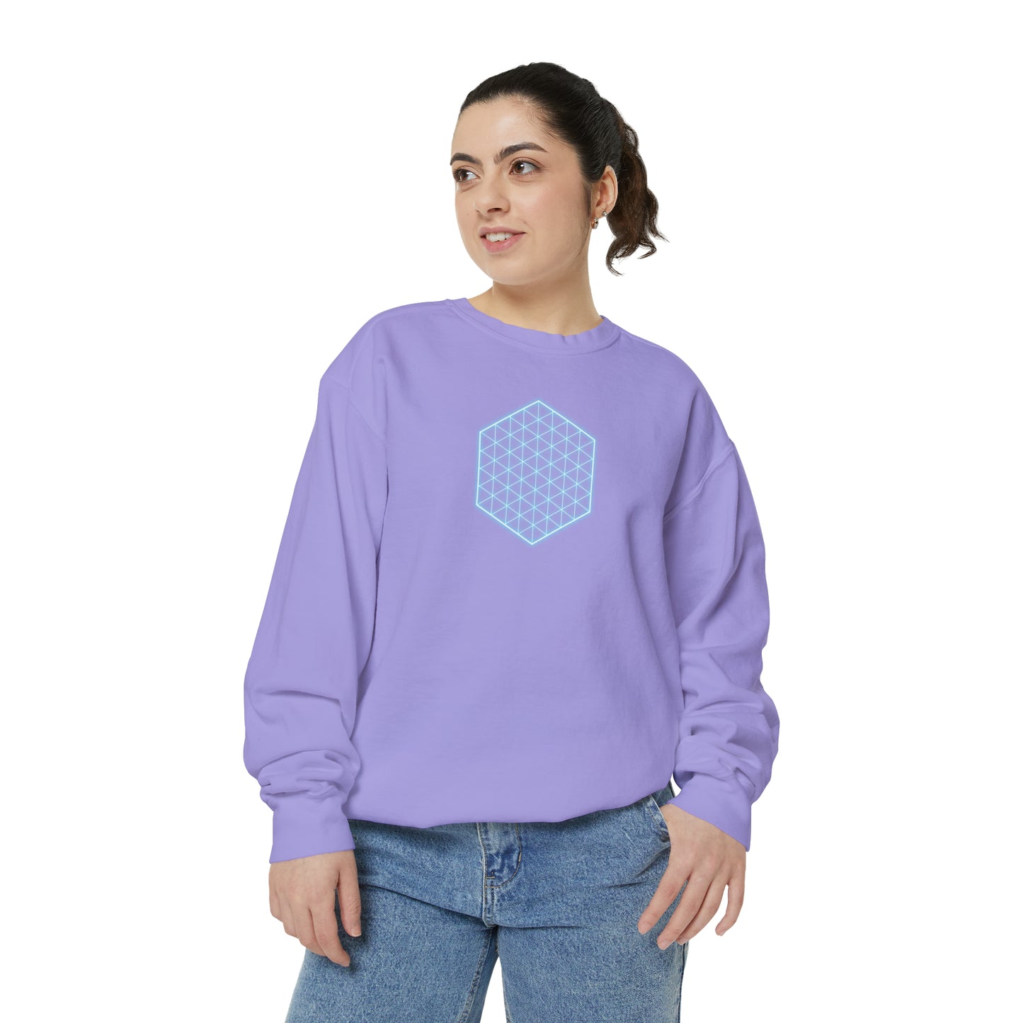 SACRED GEOMETRY Unisex Garment-Dyed Sweatshirt