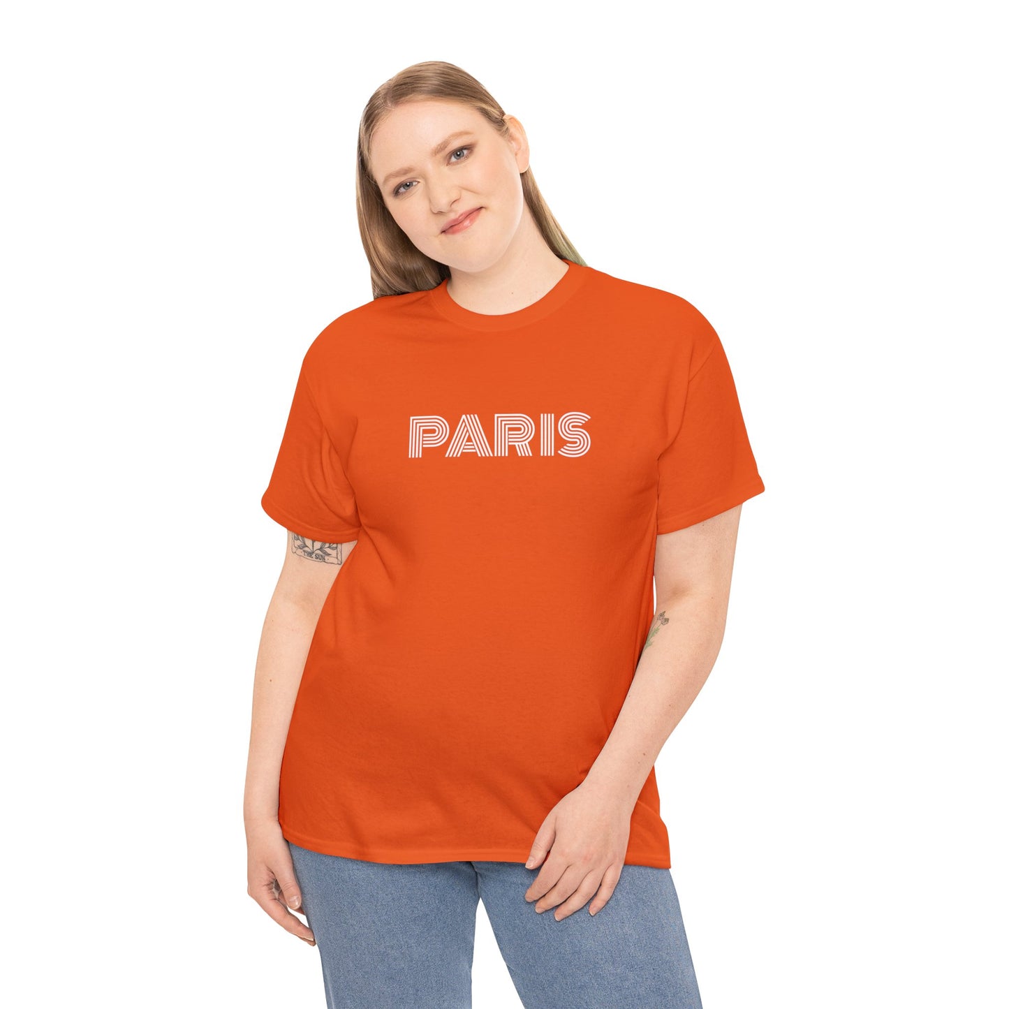 PARIS Unisex Heavy Cotton Tee