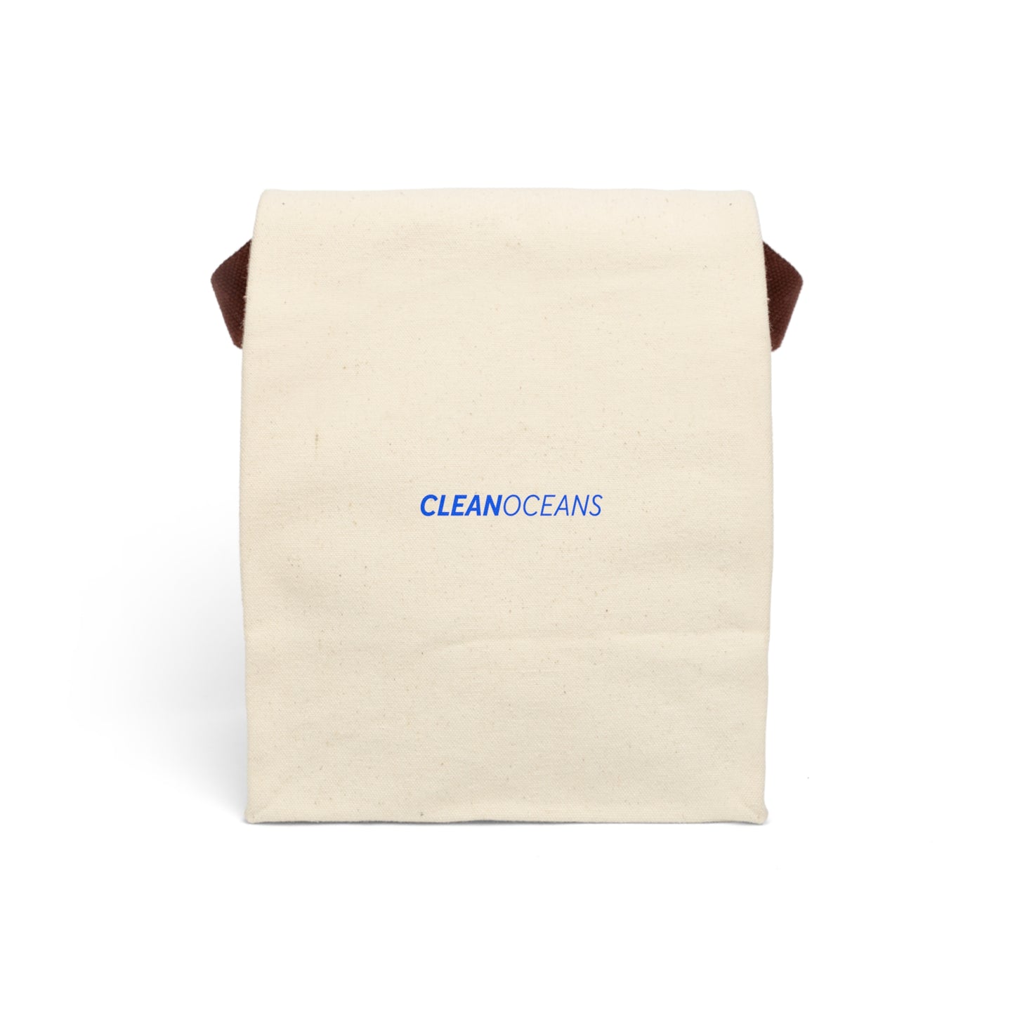 CleanOceans, Canvas Lunch Bag With Strap