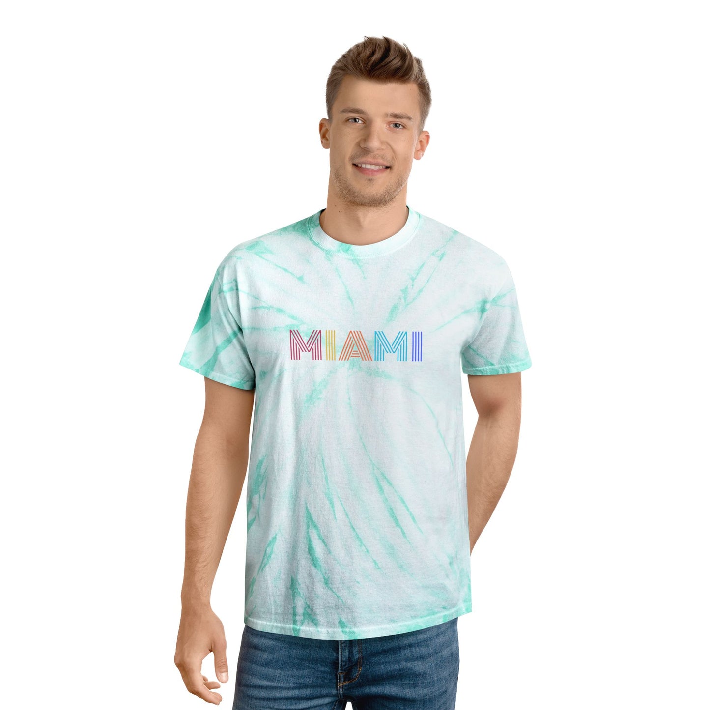 MIAMI, Tie-Dye Tee, Cyclone