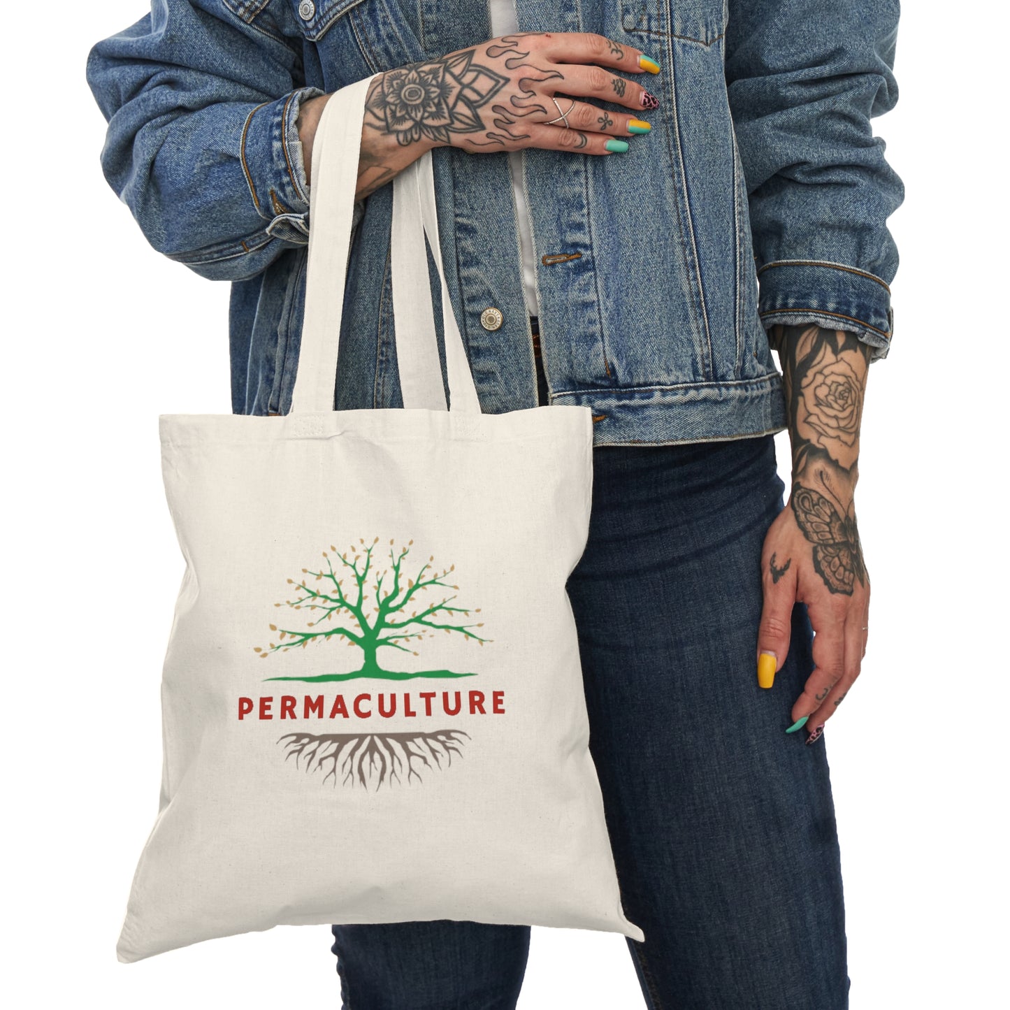 Permaculture, Natural Tote Bag