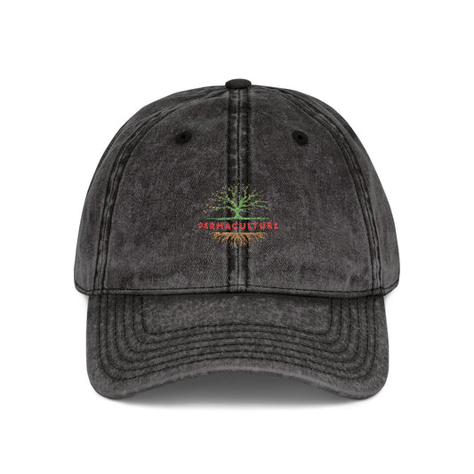 PERMACULTURE Vintage Cap (Embroidery)