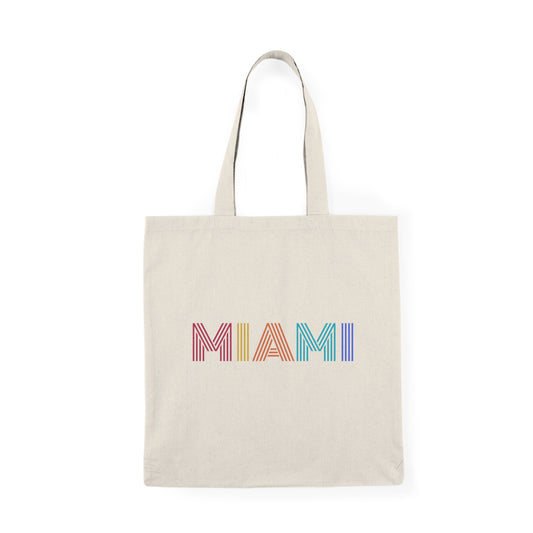 MIAMI Natural Tote Bag