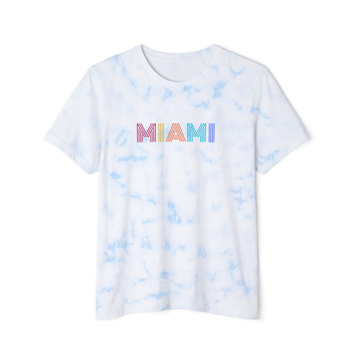 MIAMI Unisex FWD Fashion Tie-Dyed T-Shirt