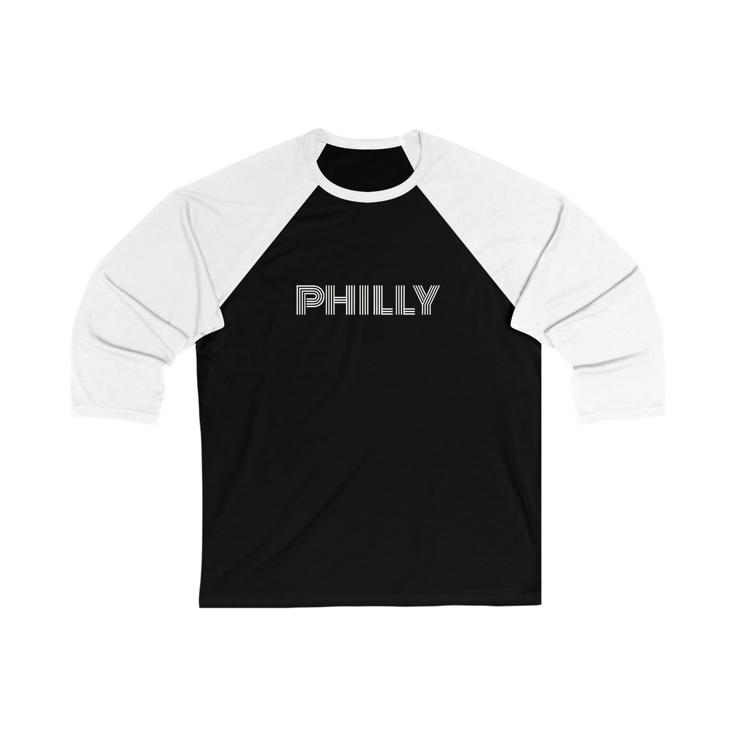 PHILLY 3\4 Sleeve Baseball Tee