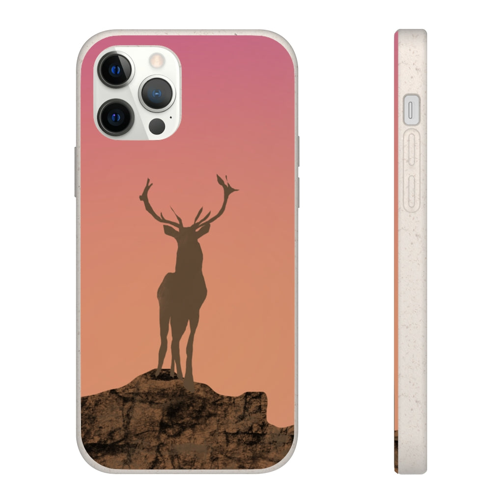 Biodegradable Case - Deer Silhouette