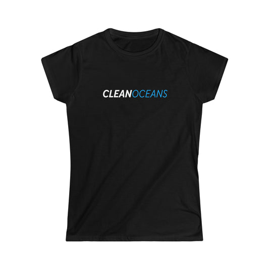 Women's Softstyle Tee - CleanOceans