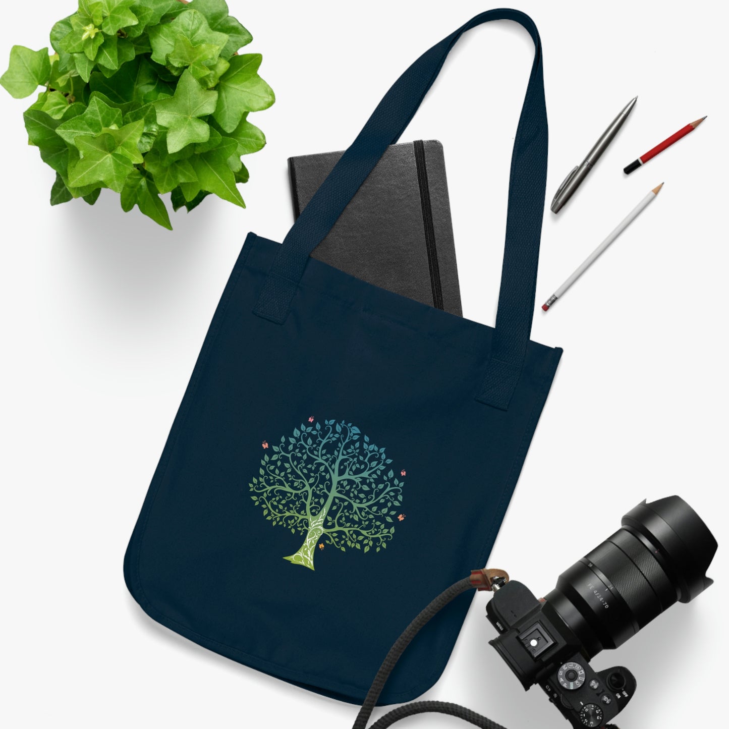 Organic Canvas Tote Bag - Tree of Life