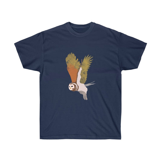 Unisex Ultra Cotton Tee - Flying Owl