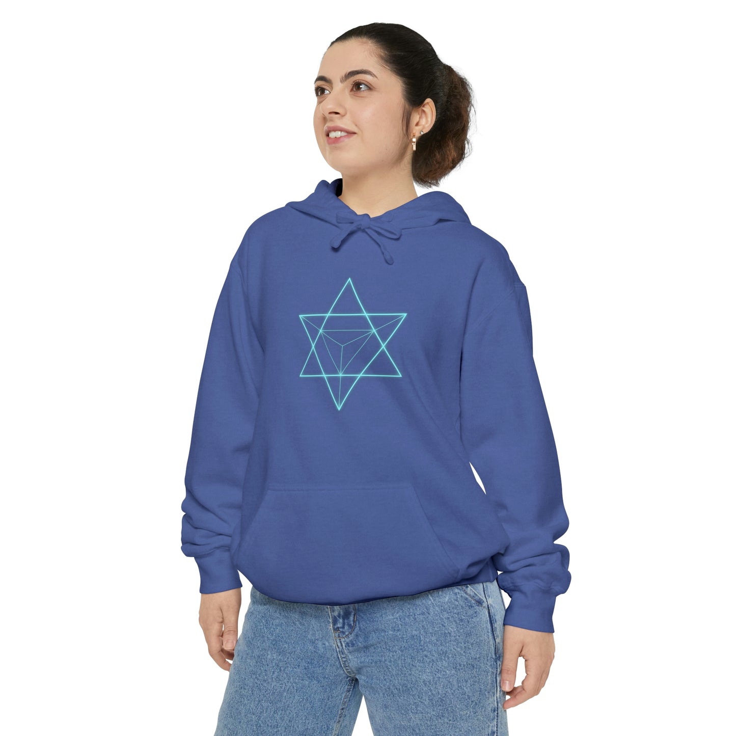 Sacred Geometry - Unisex Garment-Dyed Hoodie