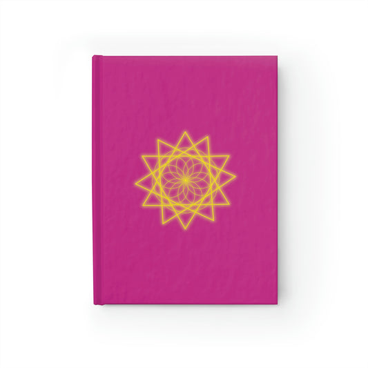 Sacred Geometry - Journal - Ruled Line - Pink Cover
