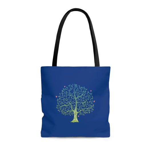 Tree of Life - Blue Tote Bag