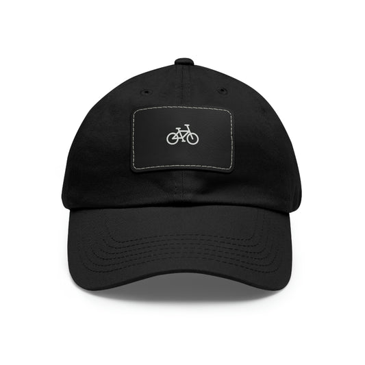 BIKE - Dad Hat with Leather Patch