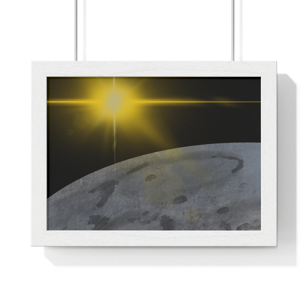 Moonscape - Premium Framed Horizontal Poster