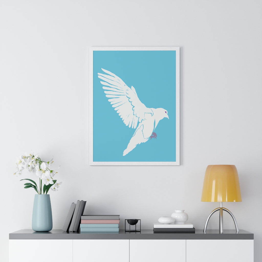 Dove of Peace - Premium Framed Vertical Poster